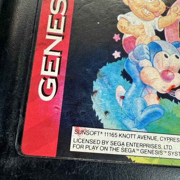 Bubble and Squeak (Sega Genesis, 1994) Rare Authentic Tested Cleaned - Picture 2 of 5
